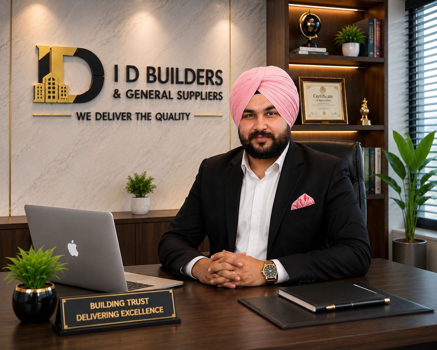 Jaskaran Singh, Managing Director of ID Builders and General Suppliers